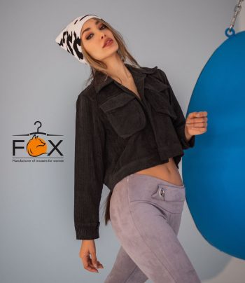 خرید عمده و تکی کت زنانه مخمل کبریتی در فروشگاه اینترنتی فاکس-frienddlyfox.com
